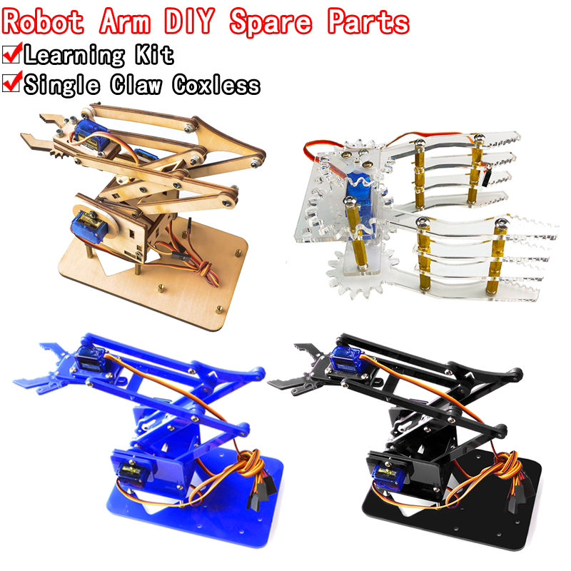 Robotic Arm Kit Arduino - SG90 MG90S 4 DOF Demontage Acryl
