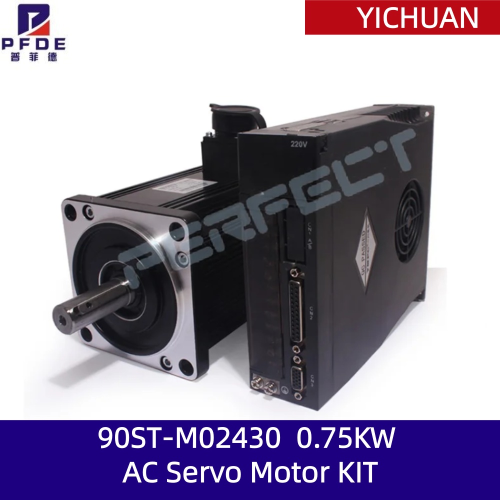 Servo Motor 750W Ac Driver - 750W 220V 90ST-M02430 AC servomotor 3000RPM