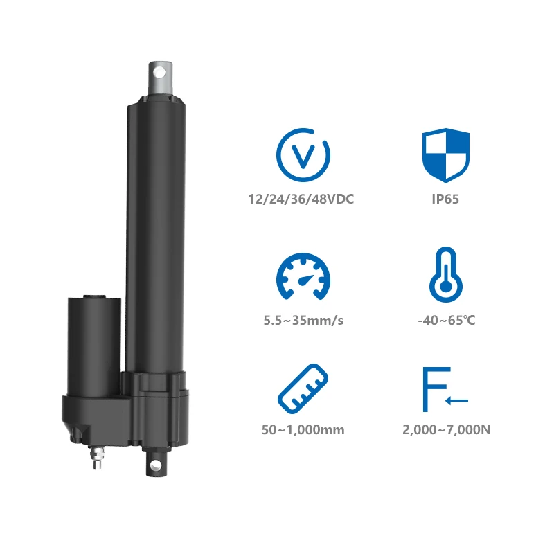 Linear Actuator Electric 1000Mm - PrimoPal Industriële Lineaire Actuator 12V 24V