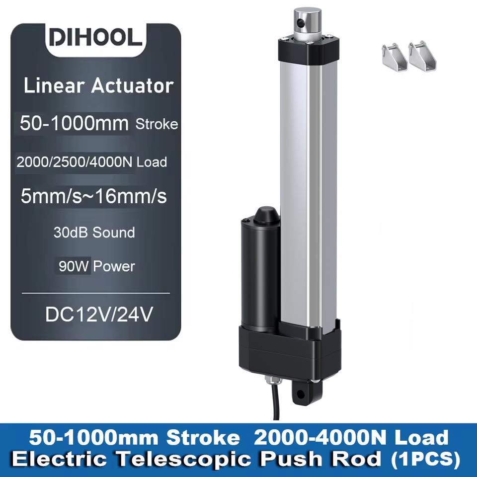 Linear Actuator Electric 1000Mm - DC12V/24V lineaire actuator, slag van 50