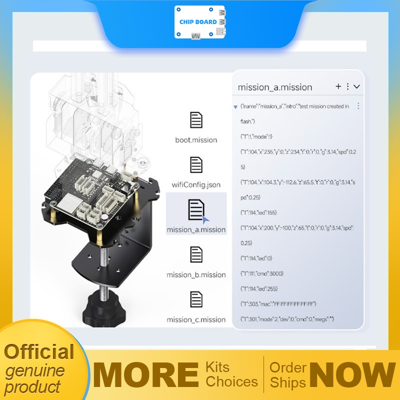 Robot Arm 5 Dof Servo - Waveshare ESP32 gebaseerde 5 plus 1