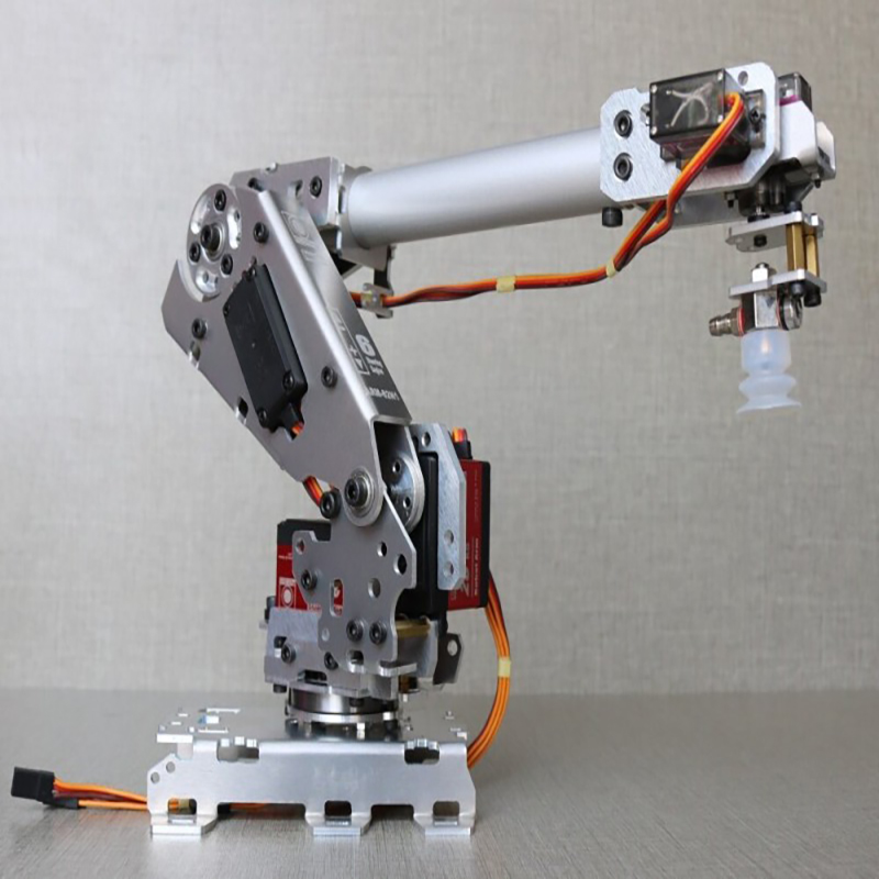 Robotic Arm Kit Arduino - 7 DOF grote zuigluchtpomp robotarm multi-DOF