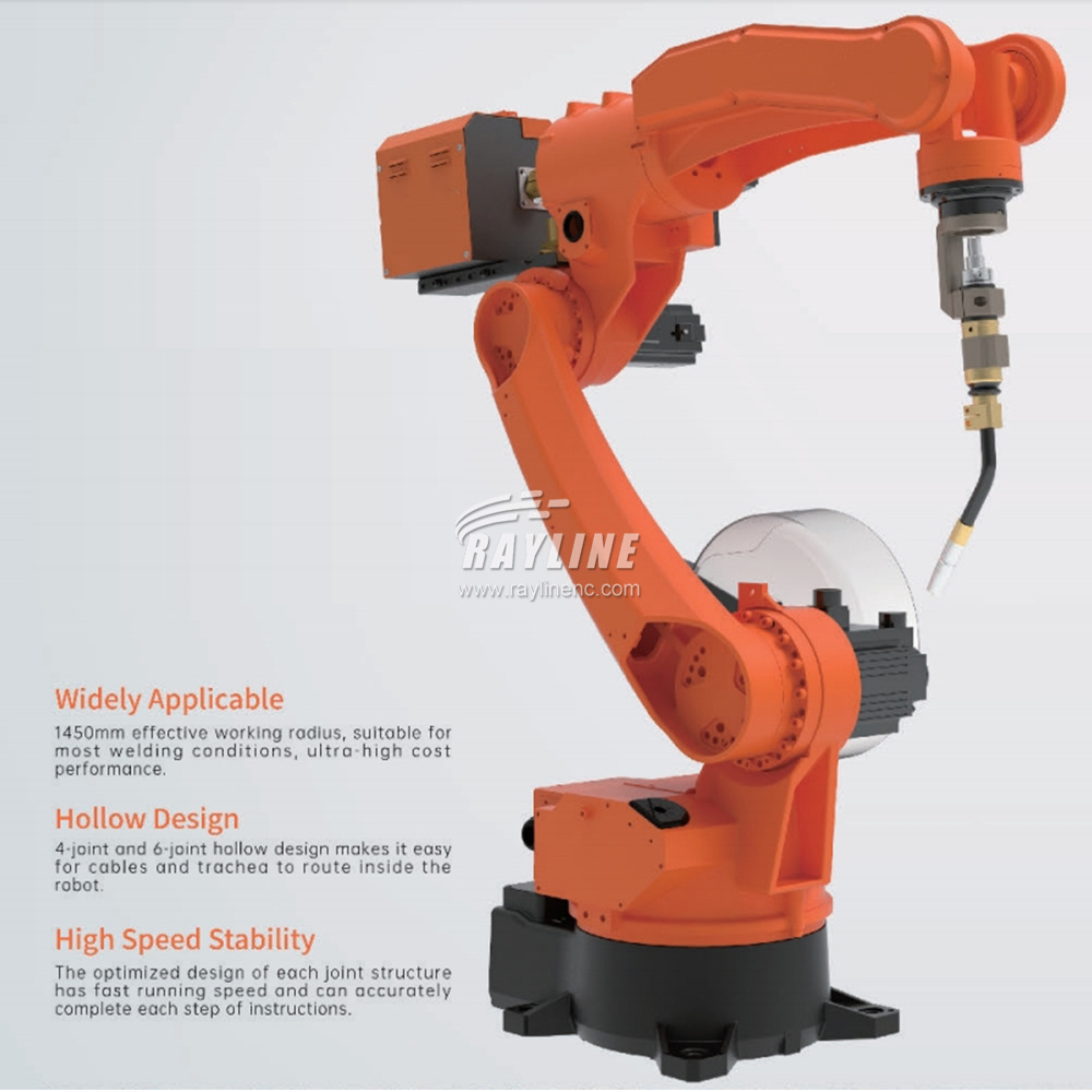 Industrial Robot Arm 20Kg Payload - Industriële robotarm, 6-assige programmeerbare universele robot,