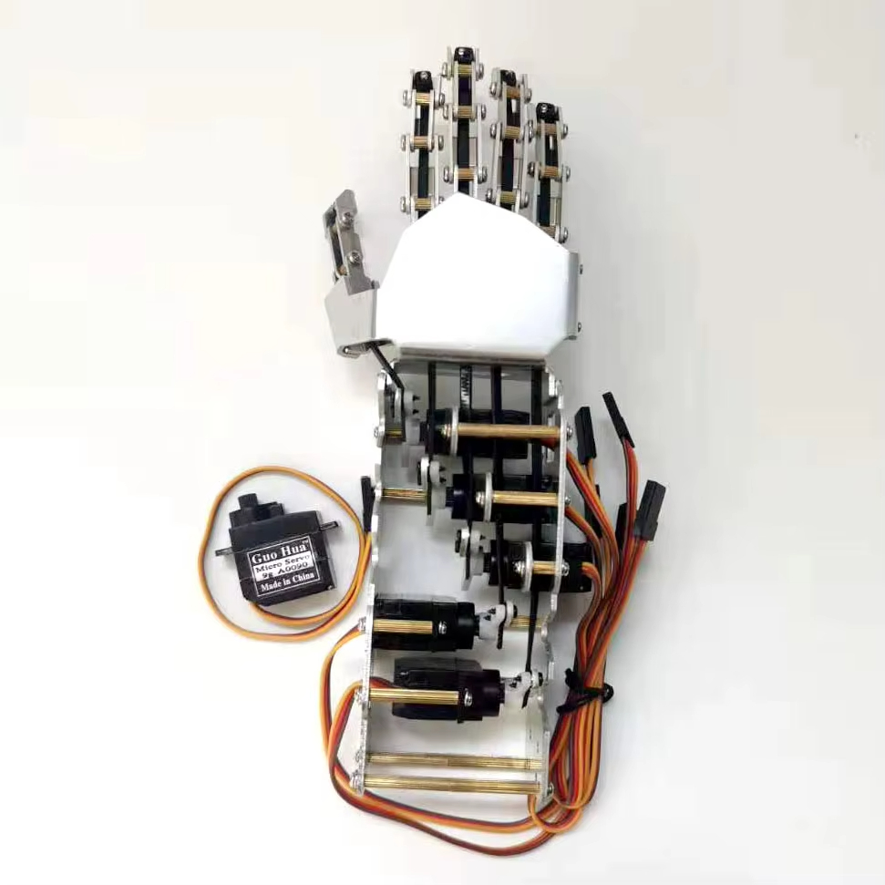 Robot Arm 5 Dof Servo - 5DOF Humanoïde Hand Vijf Vingers Metalen
