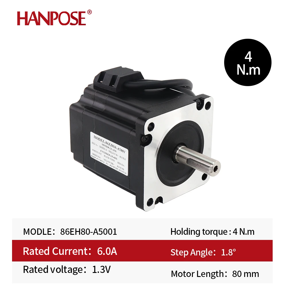 86EH80 Gesloten lus NEMA34 6.0 - Stepper Motor Nema 34 Closed Loop recensie en prijs