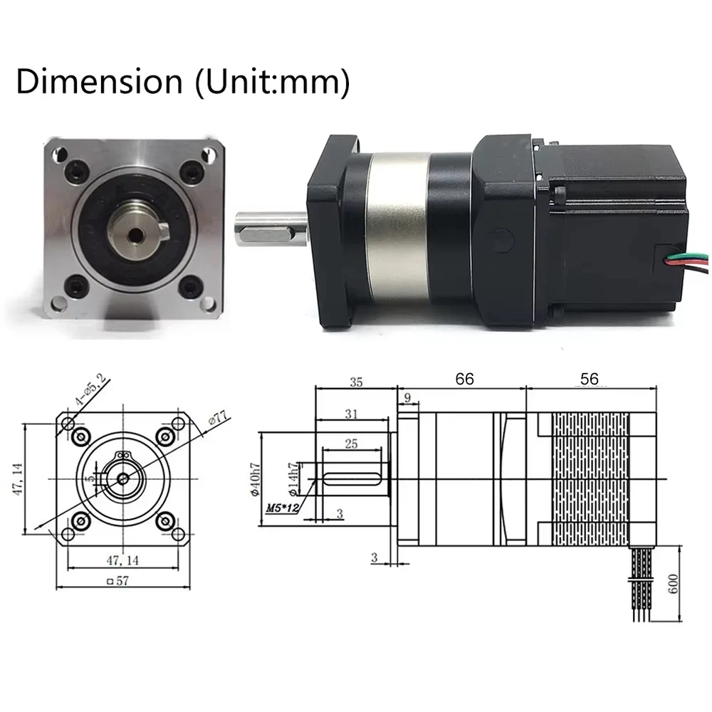 Planetaire reductiekast precis - Planetary Gearbox Nema 23 recensie en prijs