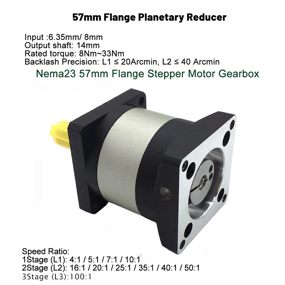 Planetaire versnellingsbak 57  - Planetary Gearbox Nema 23 recensie en prijs