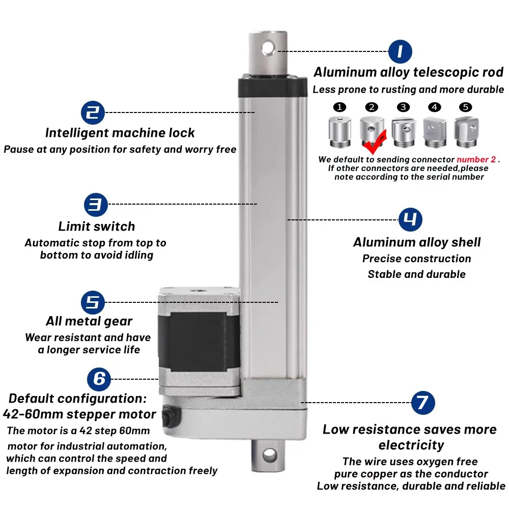 Hoge Precisie Lineaire Actuato - Linear Actuator Electric 1000Mm recensie en prijs