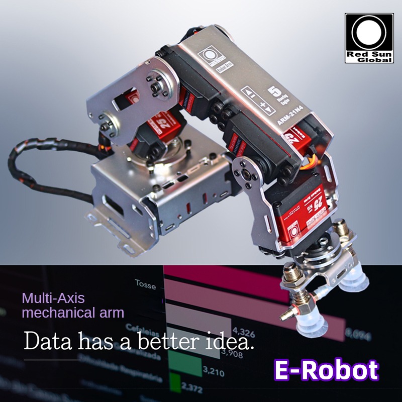 5 DOF Robotarm Industriële Rob - Robot Arm 5 Dof Servo recensie en prijs