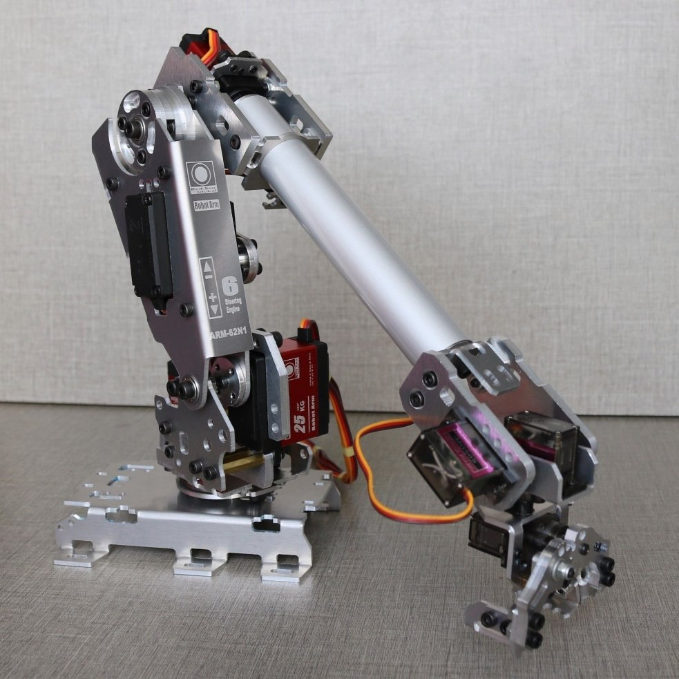 7 DOF grote zuigluchtpomp robo - Robotic Arm Kit Arduino recensie en prijs