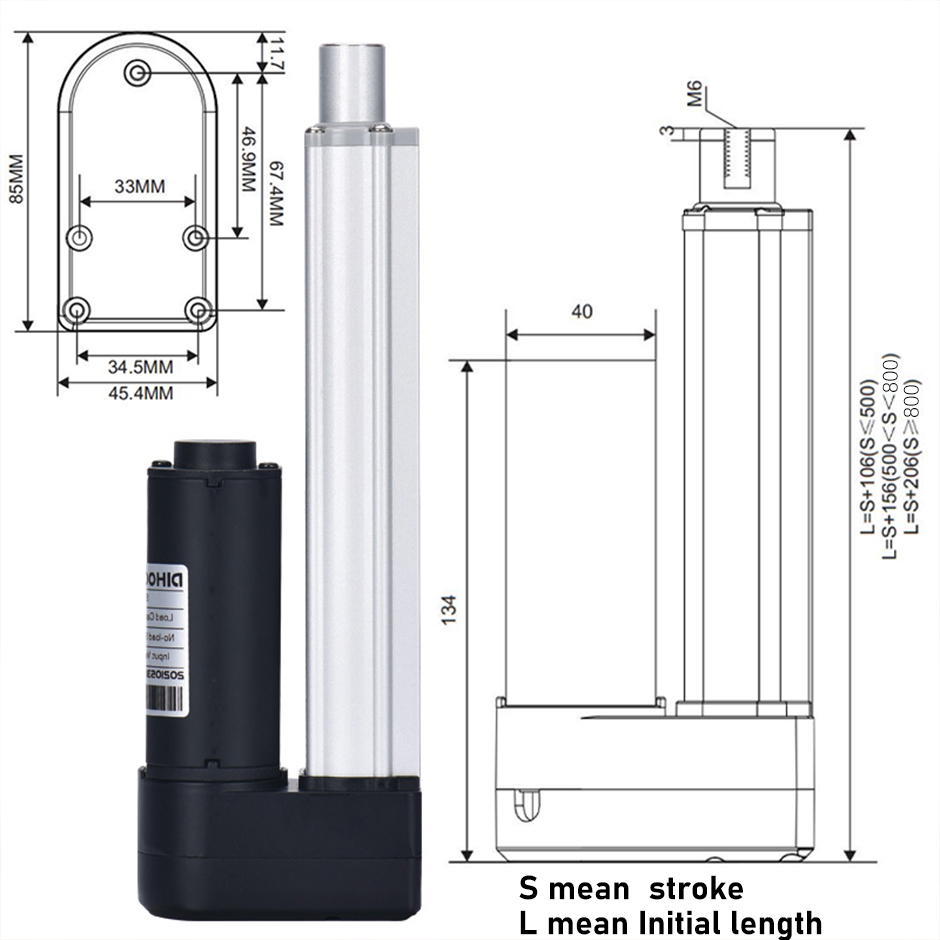4 stuks 3000N elektrische line - Linear Actuator Electric 1000Mm recensie en prijs