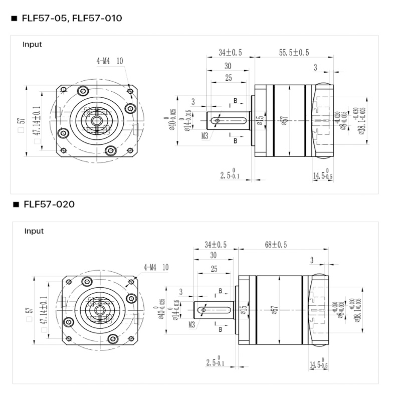 FLF57-05 Nema 23 Planetaire Ve - Planetary Gearbox Nema 23 recensie en prijs