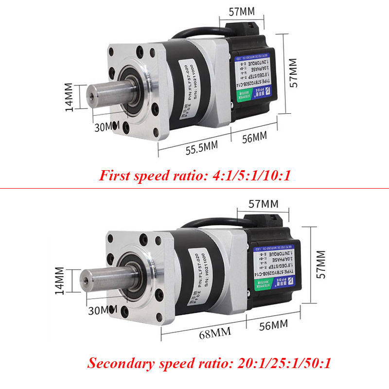 Nema 23 1.2N.m Geared Stepper  - Planetary Gearbox Nema 23 recensie en prijs