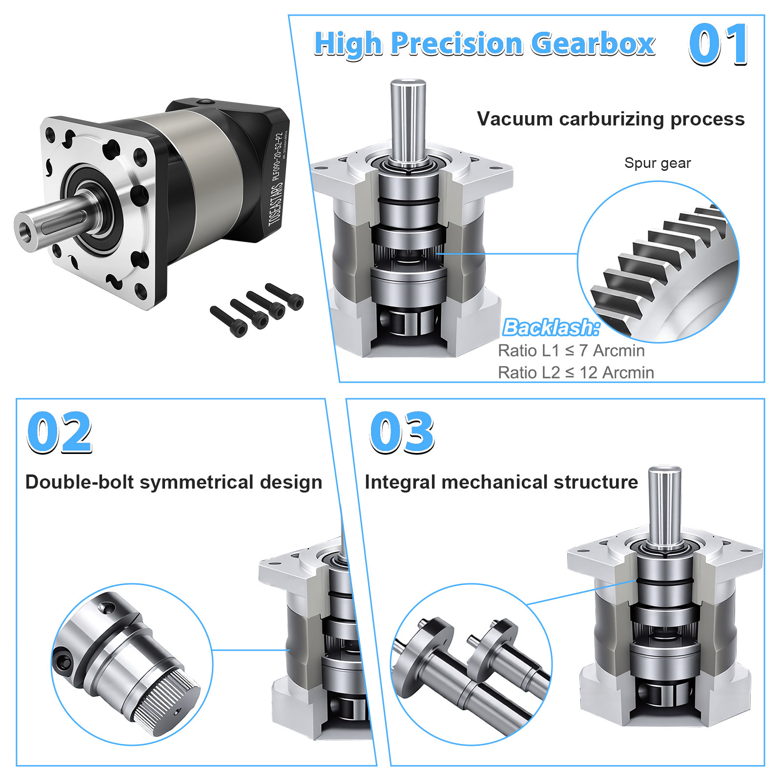 Nema17 Nema23 Nema34 Planetair - Planetary Gearbox Nema 23 recensie en prijs