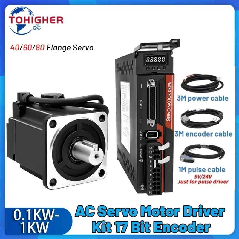 【Slim】AC Servomotor Kit 100W/2 - Servo Motor 750W Ac Driver recensie en prijs