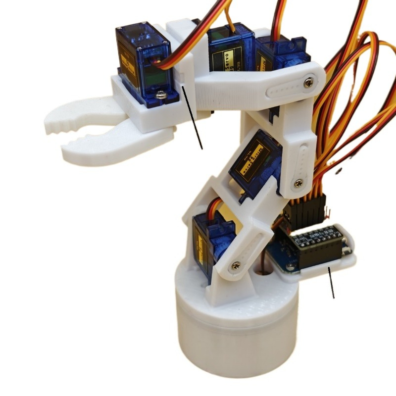 5 DOF Robotarm met 6 SG90 Serv - Robot Arm 5 Dof Servo recensie en prijs