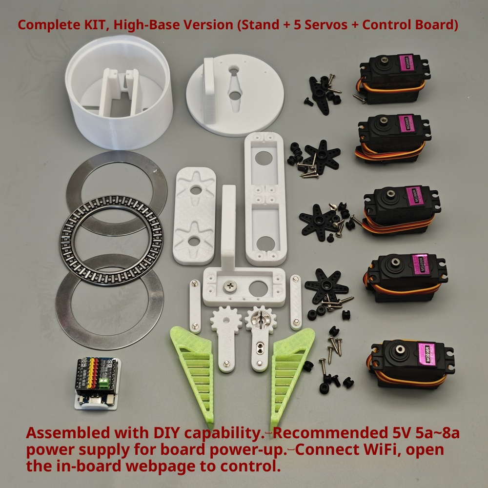 MG996R 5-assige 5-servo 4-DOF  - Robot Arm 5 Dof Servo recensie en prijs