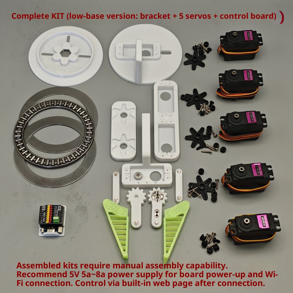 MG996R 5-assige 5-servo 4-DOF  - Robot Arm 5 Dof Servo recensie en prijs