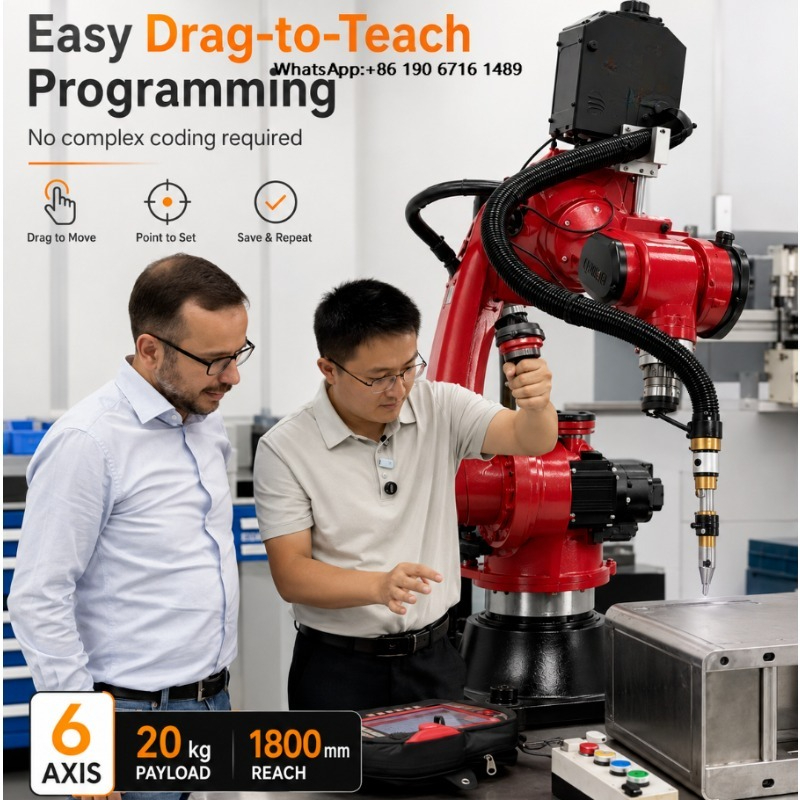Zeer nauwkeurige 6-assige indu - Industrial Robot Arm 20Kg Payload recensie en prijs