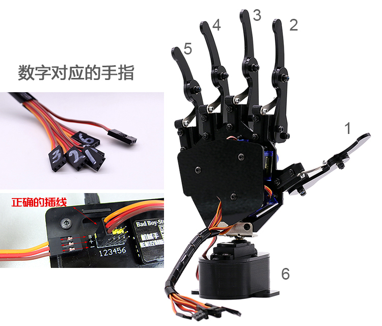 6 Dof Robotic Arm Hand Bionisc - Robot Arm 5 Dof Servo recensie en prijs