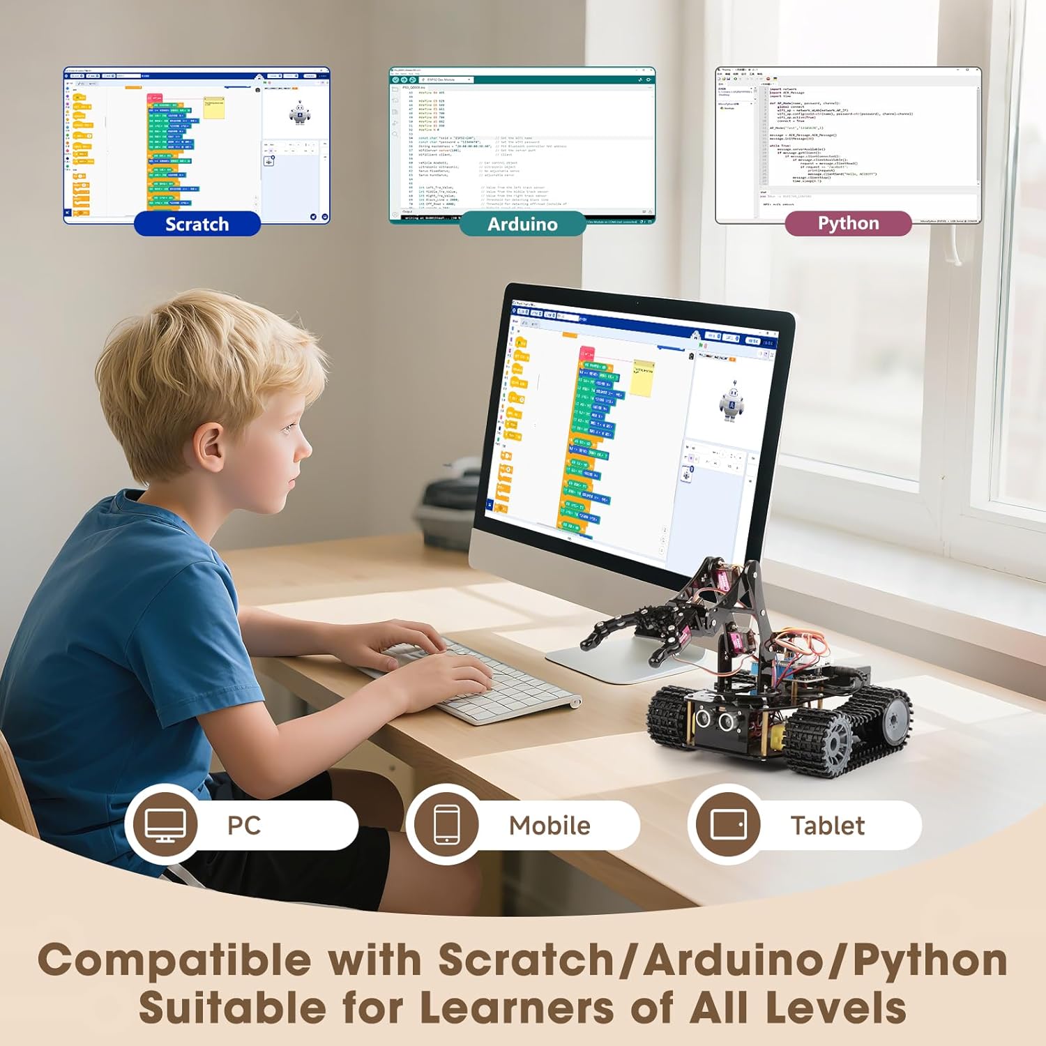 Robotica voor kinderen van 12- - Robotic Arm Kit Arduino recensie en prijs