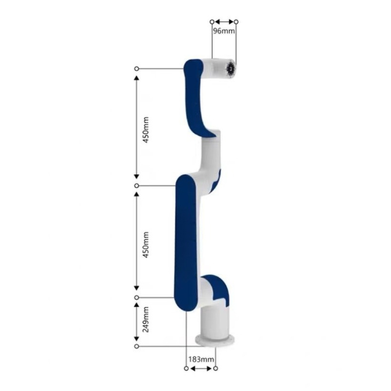 Kleine industriële 6-assige de - Robotic Arm 6 Axis Desktop recensie en prijs