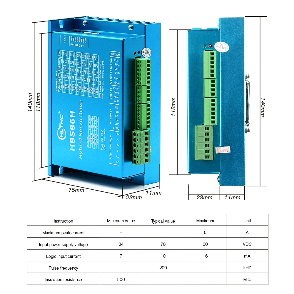 4-assige Nema34 4.5N 8.5N 12N  - Stepper Motor Nema 34 Closed Loop recensie en prijs
