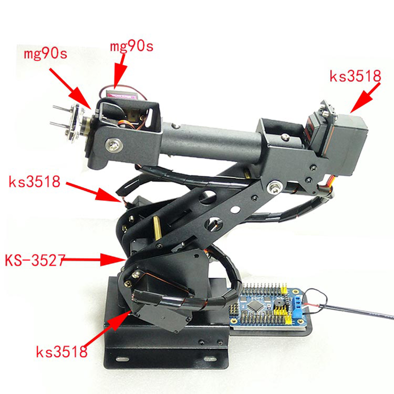 6 DOF Robotarm ABB Industriële - Robotic Arm Kit Arduino recensie en prijs