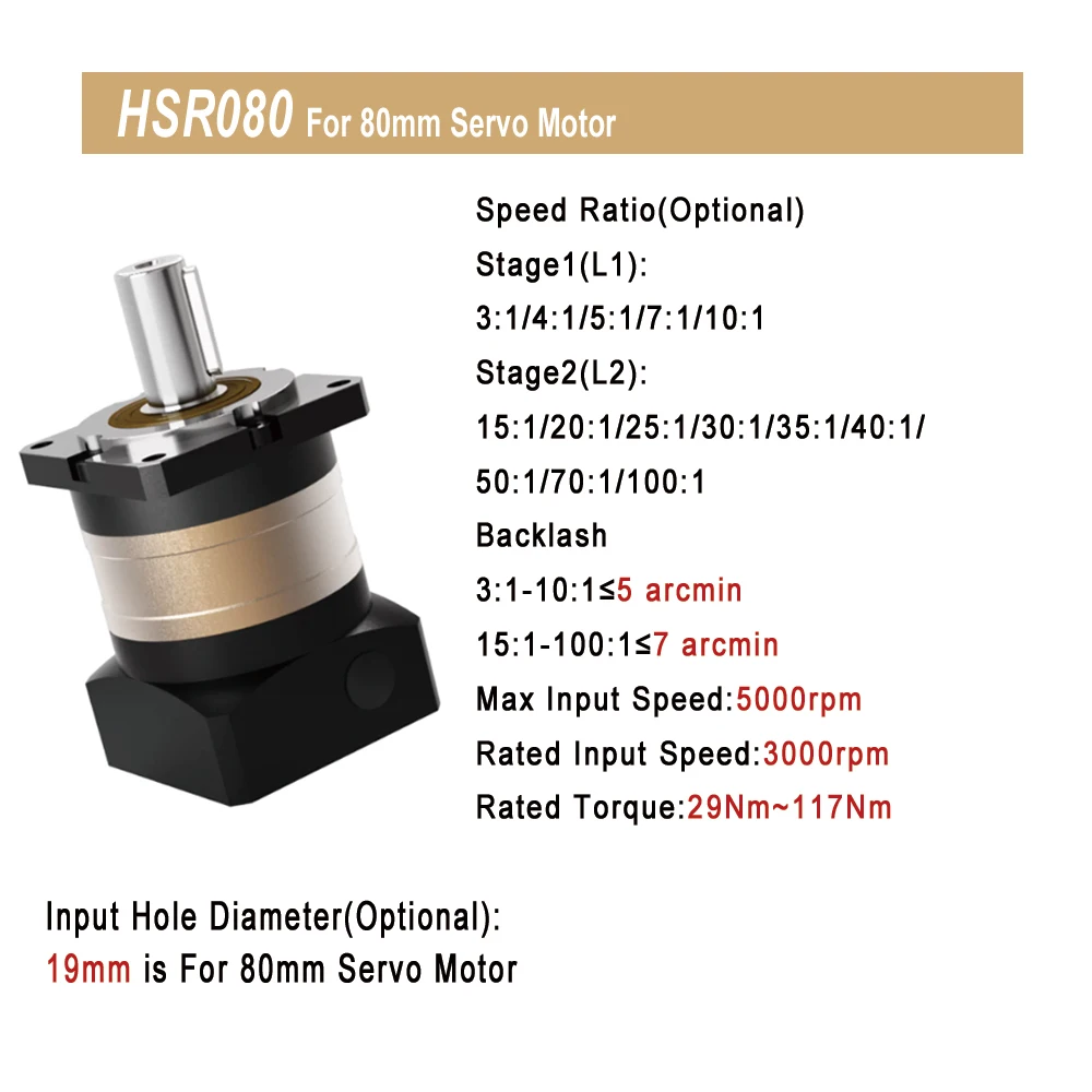 Helicaal planetaire tandwielka - Planetary Gearbox Nema 23 recensie en prijs